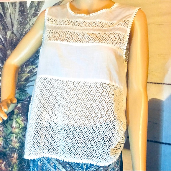 Bohemian White Sz. M Top 5x25 - Picture 2 of 5
